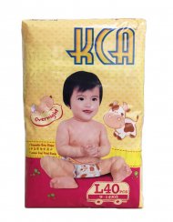 KCA- Baby diapers (Jumbo pack) - L40 (for babies 9-14kg)