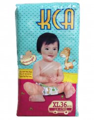 KCA- Baby diapers (Jumbo pack) - XL36 (for babies 12-17kg)